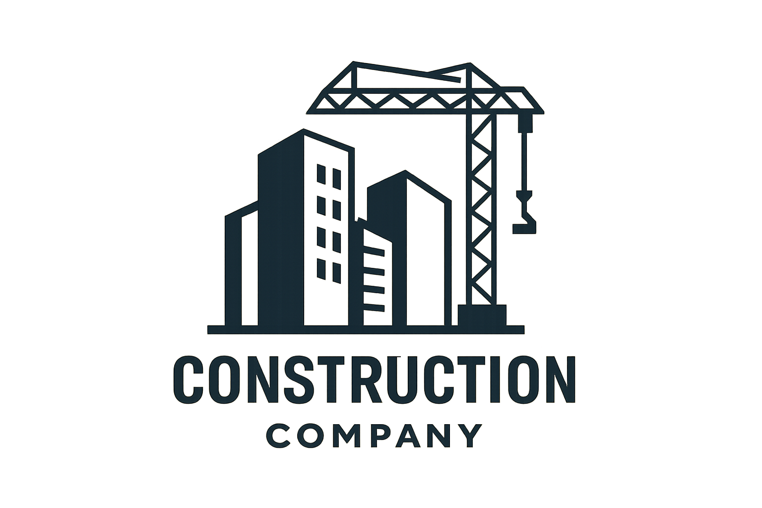 Logo de empresa de construcción