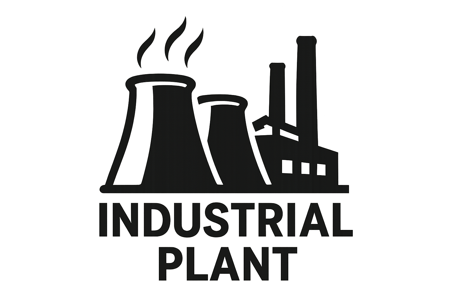 Logo de planta industrial